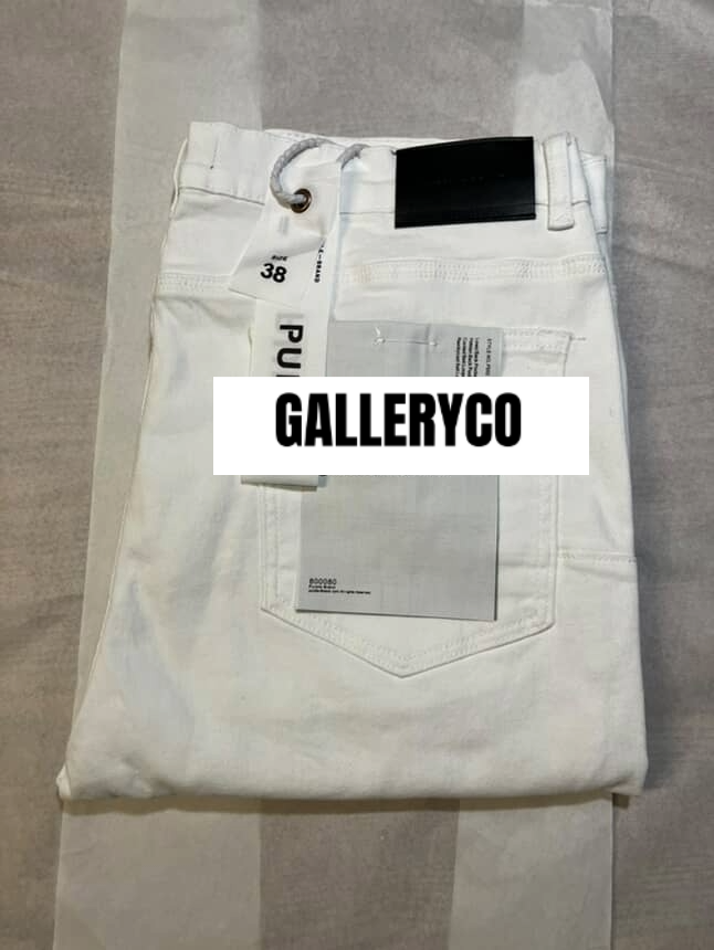 Purple Jeans White