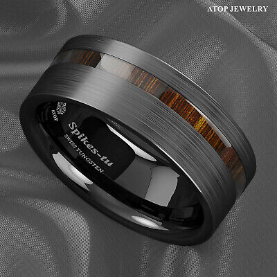 Black Tungsten Carbide Ring
