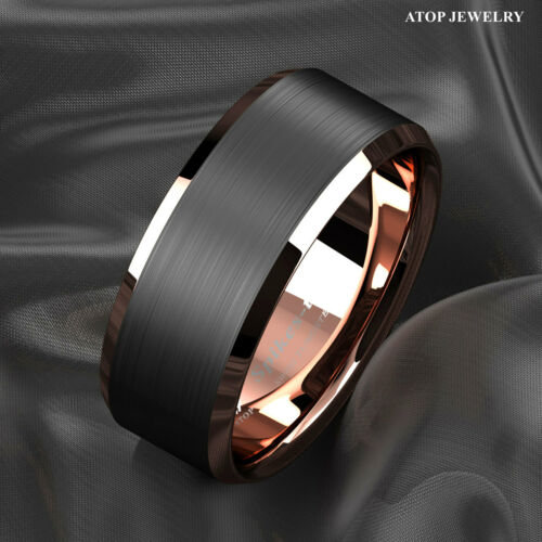 Black Tungsten Carbide Ring